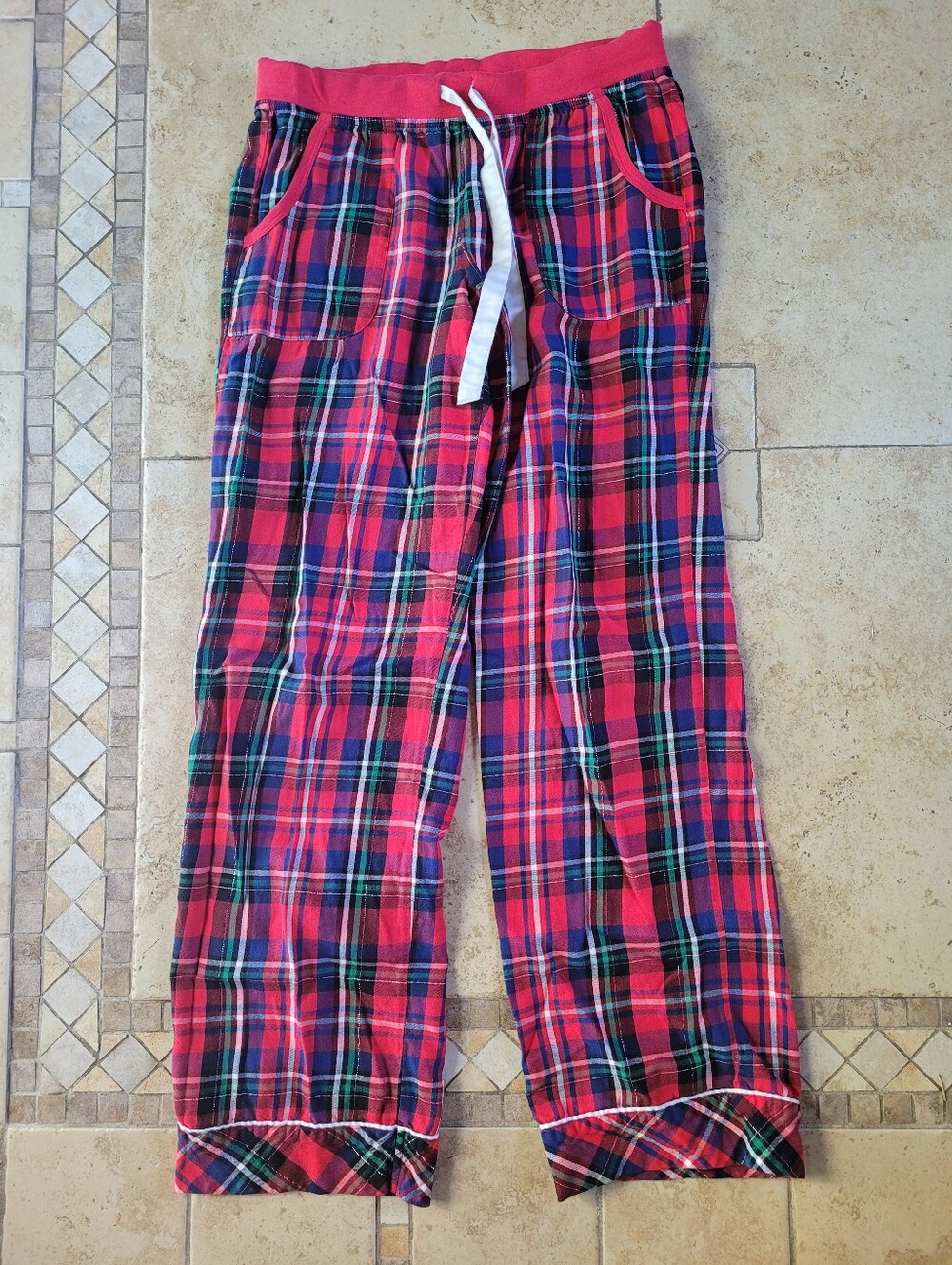 Victoria's Secret Red Plaid Lounge Pants